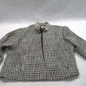 Chico's Tweed Jacket Size 2 ##0820